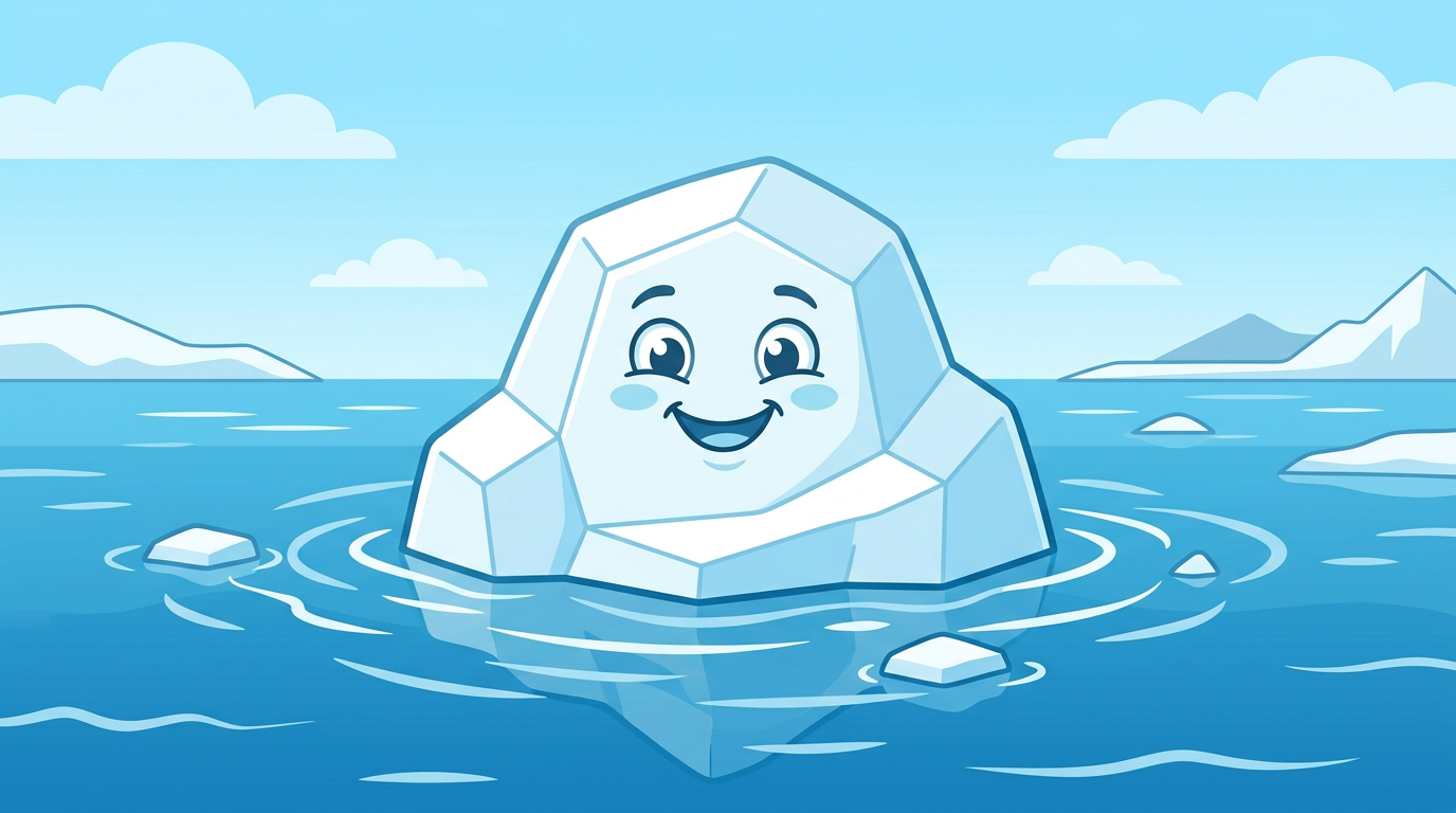 Cartoon iceberg